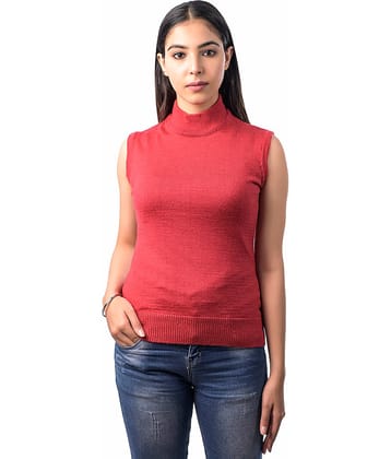Varenyam Acrylic Red Pullovers - Single