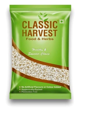 CLASSIC HARVEST White Sesame Seeds (Pure Safed Til/White Til) Handpicked Clean 500 G