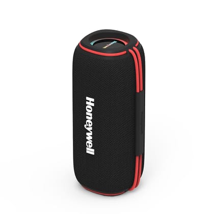 Honeywell Trueno U400 30W 5.3 Bluetooth Speaker, Deep Bass Radiators, 15H Playtime, IPX 6, TWS Feature, RGB Lights, SD Card, AUX, USB Type-C Port- Black