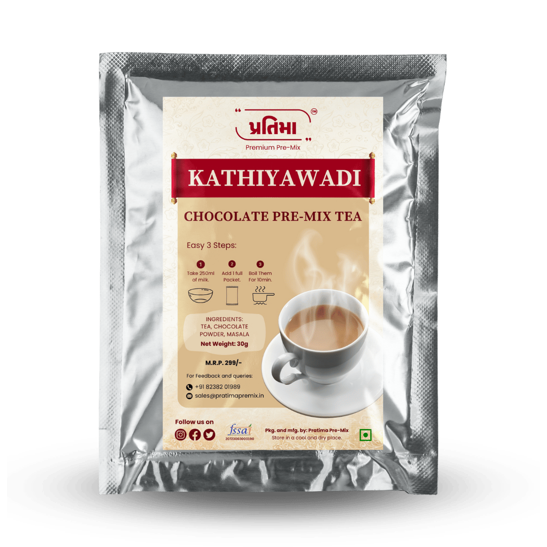 Kathiyawadi Chocolate Tea Pre-Mix  For 250ml Milk