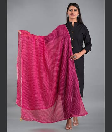 Apratim - Pink Cotton Women's Dupatta - ( Pack of 1 )