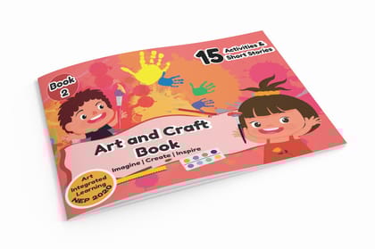 Edsmart Art and craft book for kids with Stories | NEP 2020 Art Integrated learning | BOOK 2 | Children Story Book [Paperback] [Jan 01, 2024] Edsmart Edu Services Pvt Ltd