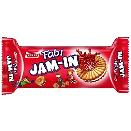 Parle Fab Jam-In Cream Biscuits, 55 g Pouch
