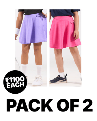 2-Pack Power Play Skorts-4-5 Y