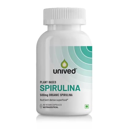Unived Daily Superfood Spirulina for Energy, Stamina, Detox