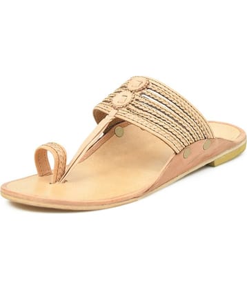 STEPFOX - Beige Men's Kolhapuris