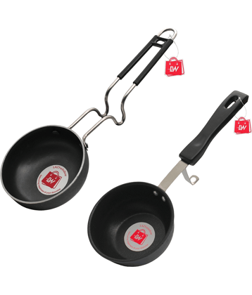 LAZYWINDOW Iron No Coating Tadka Pan ( Pack of 2 )