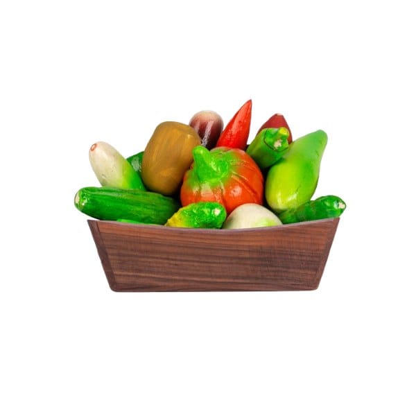 Wooden Vegetable Set