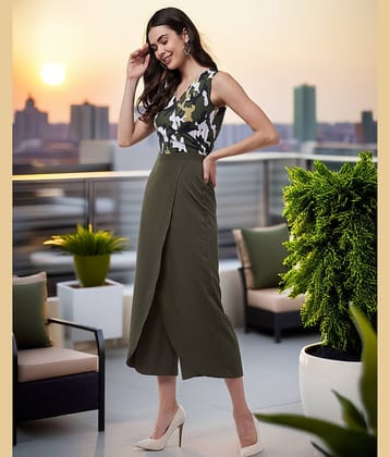 Zima Leto - Green Polyester Regular Fit Women's Jumpsuit ( Pack of 1 )