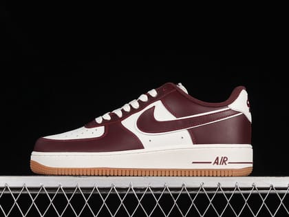 NikeMens Air Force 1 AF1 Low - College Pack Night Maroon-Euro 41