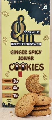 Success Arrow Superfoods Ginger Spicy Millet Cookie Pack of 3 -75 gm each