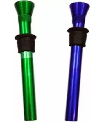 Puff Smart Metal Bong Shooter Mouth Tip Filters 8cm 2 Pcs Aluminium Outside Fitting Hookah Mouth Tip  (Multicolor, Pack of 2)