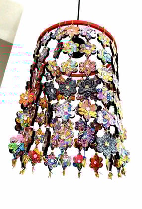 COLORFUL- FLOWER CHANDELIER