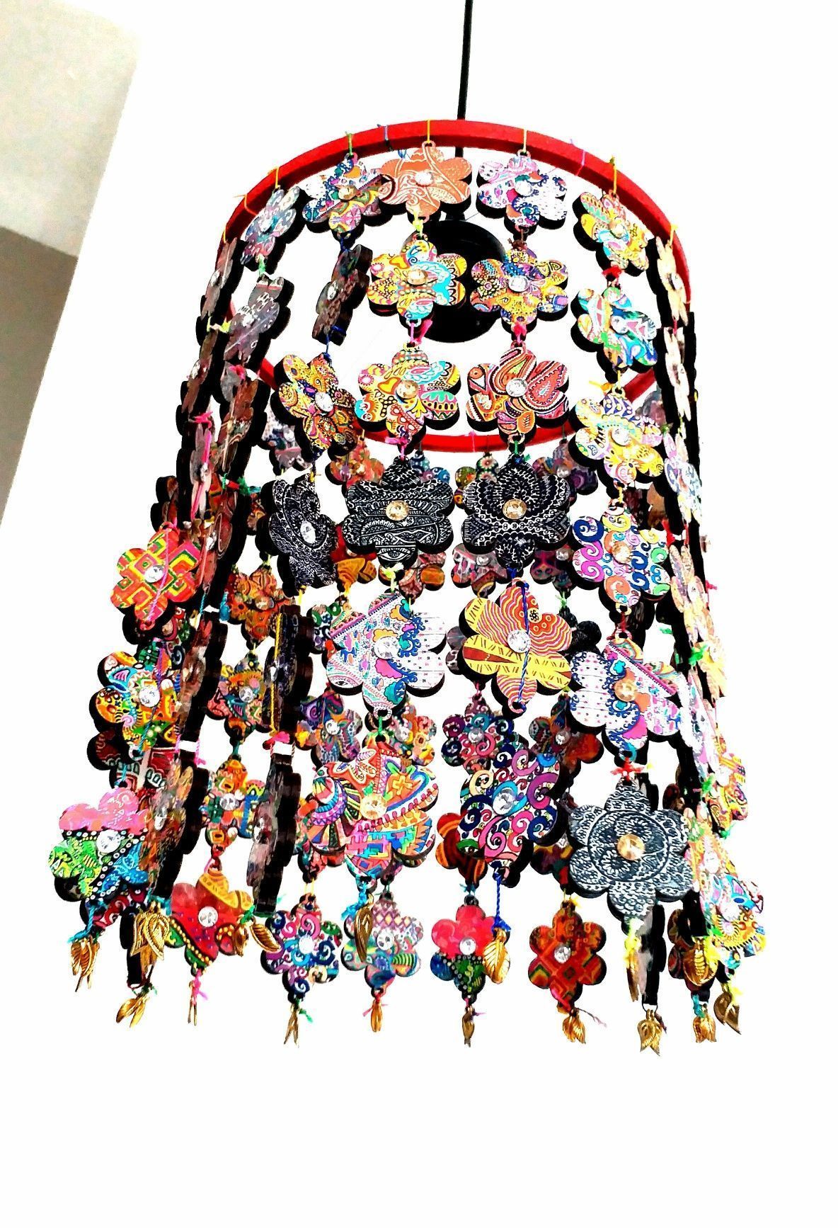 COLORFUL- FLOWER CHANDELIER