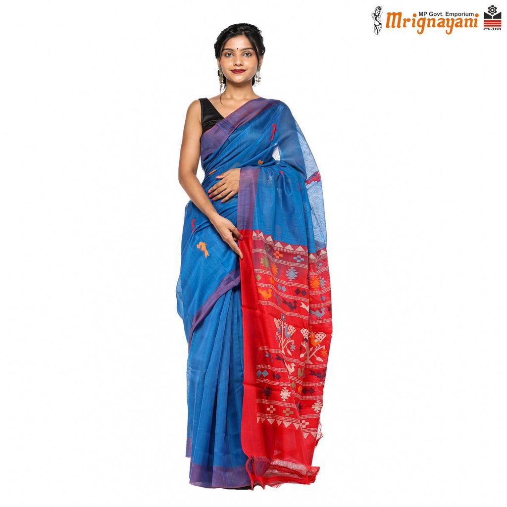 HANDLOOM KOSA SILK SAREE WITH BLOUSE - Sarees | Buy online on ZillyBuy