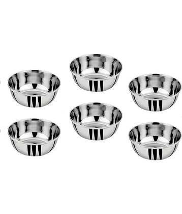 erum - sabzi bowl/katori bowl Steel Serving Bowl 200 mL ( Set of 6 )