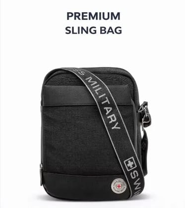Fox Brains Swiss Military Trail Premium Sling Bag - Smart Travel Organizer