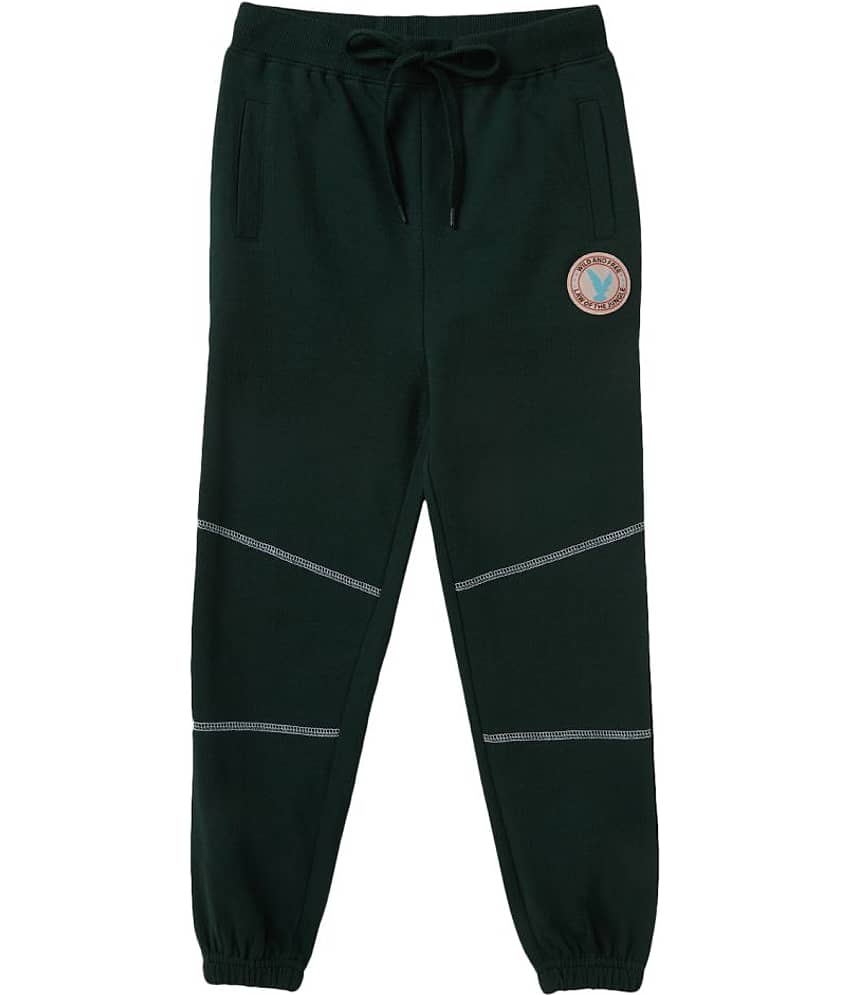 Cub Mcpaws Pack of 1 Boys Cotton Blend Trackpant ( Green )