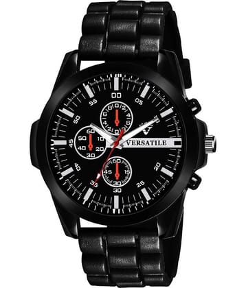 Versatile - Black Silicon Analog Men's Watch