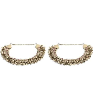 YOUBELLA Gold Anklets ( Pack of 1 )