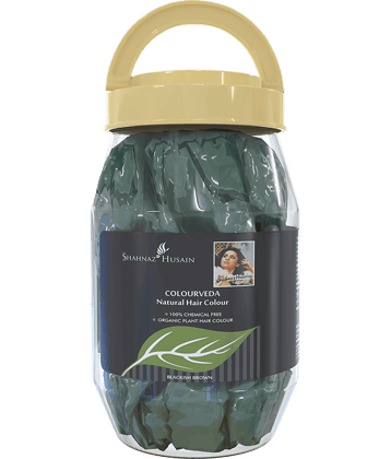Shahnaz Husain Colourveda Natural Hair Colour Blackish Brown(1000g)