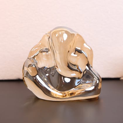 Divine Ganesha Glass Showpiece-Ganesh Ji