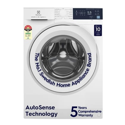 Electrolux 9kg 5 Star Front Load Washing Machine, 5 Year Warranty, AutoSense Technology, Full Load Vapour Wash, Hygienic Care, EcoInverter Motor, UltimateCare 300, EWF9024D3WB, White Electrolux 9kg 5 Star Front Load Washing Machine, 5 Year Warranty, Auto