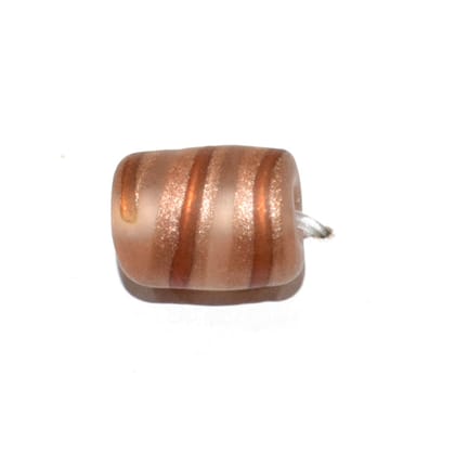 Handmade Fancy Lampwork Glass Beads For Jewelry Making Necklace , Earring and Bracelet (Tube) SFL-489-Per Packet 25 Pcs / 15X12 MM