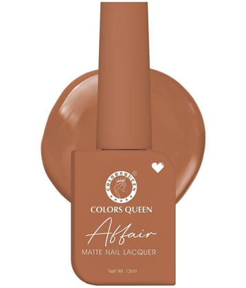 Colors Queen - Brown Nail Polish ( Pack of 1 )