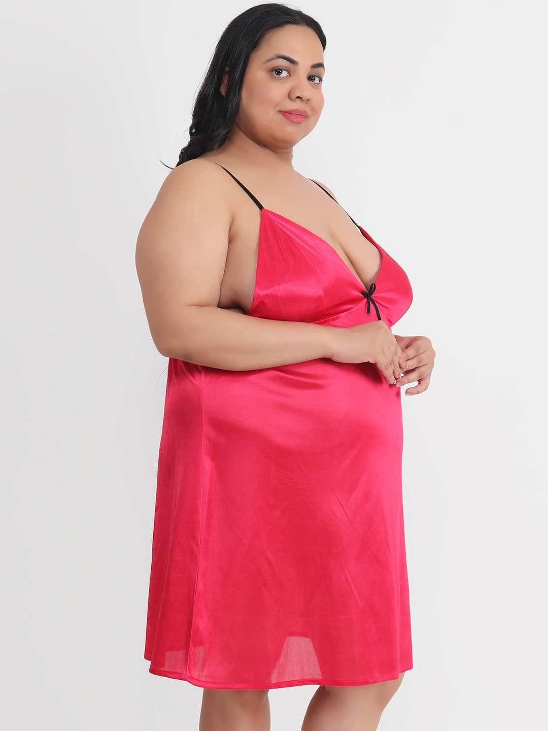 Plus Size Hot Bikini Babydoll Dress for Honeymoon BB34C
