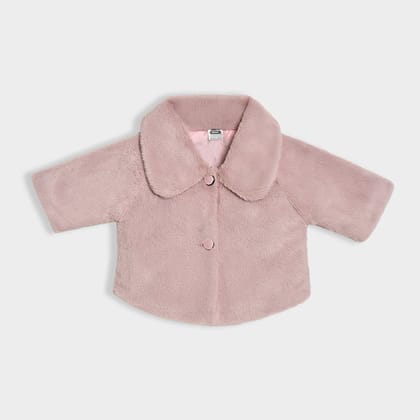 Bonjour Fuchsia Solid Jacket-3-6 M / Pink
