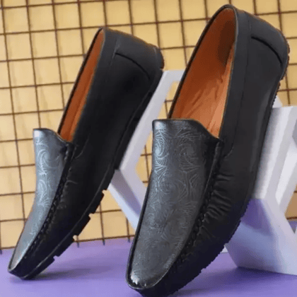 New Loafer Partywear Black Colour Shoes ( Size : 6 )