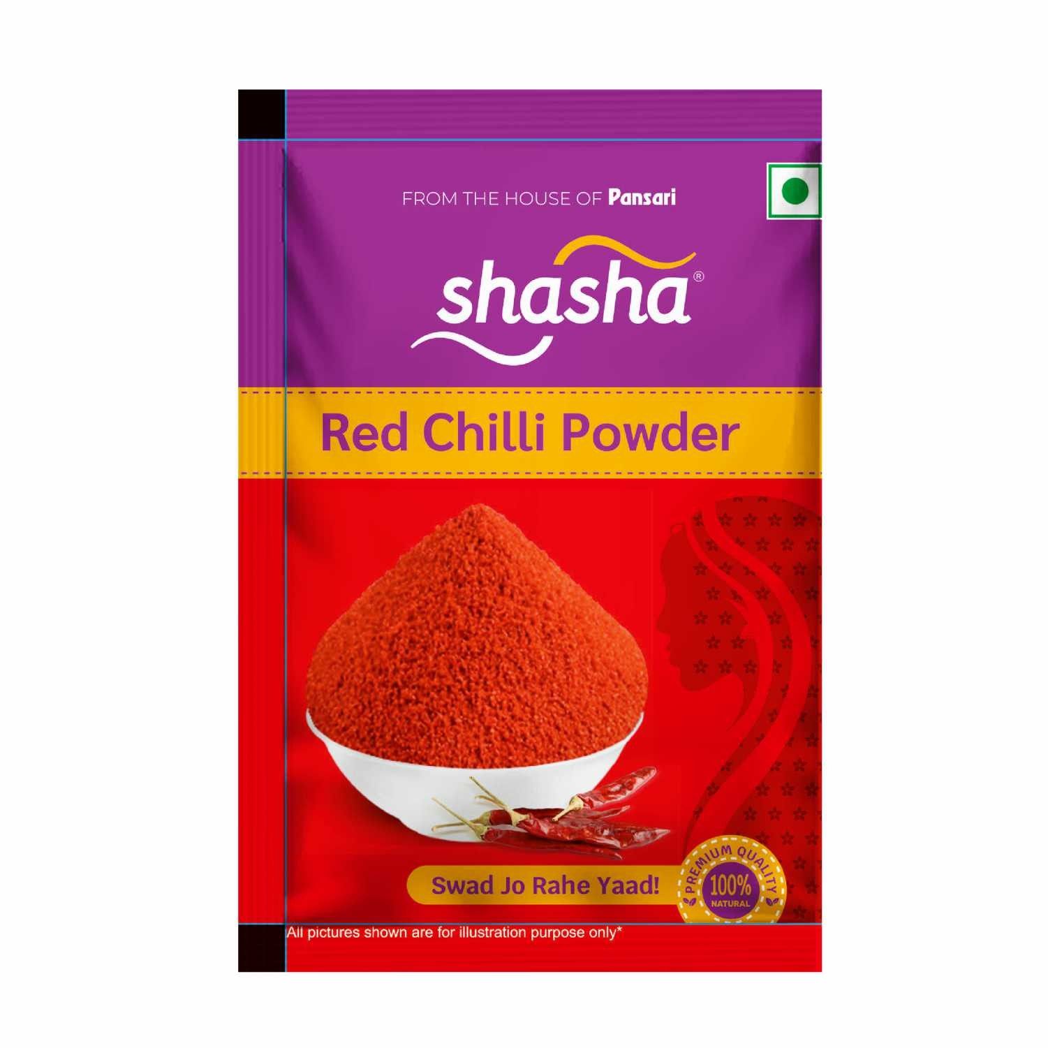 Shasha Powdered Spices – Mirch 20g