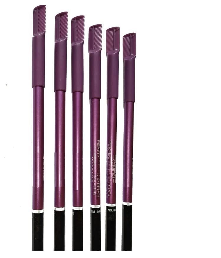 Elecsera Waterproof Eyeliner Black Set of 6pcs 2.5 g (Black)