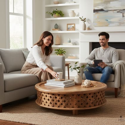 Wooden Coffee Table-Side Table Furniture