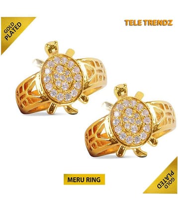 TELETRENDZ - Gold Rings Combo (Pack of 2)
