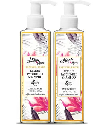 Mirah Belle Unisex Anti- Danadruff Shampoo 400 mL Pack of 2