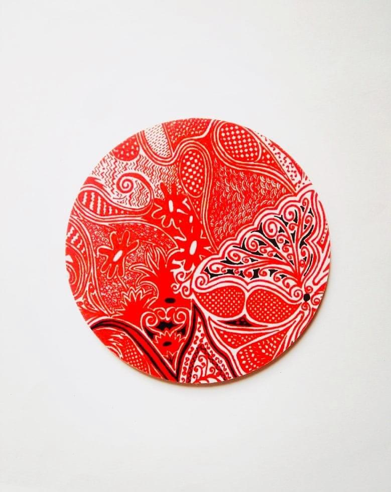 ENIGMA ROUND BOARD COASTER - SET OF 4