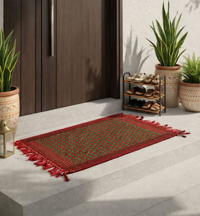 Handwoven Punja Durrie Asan