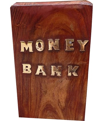 SWH Wood Piggy Bank - Pack of 1