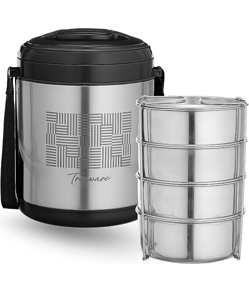Trueware Legend 4 Stainless Steel Insulated Lunch Box 4 - Container ( Pack of 1 )