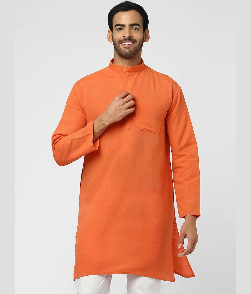 DESHBANDHU DBK - Pink Cotton Men's Kurta ( Single )