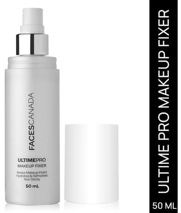 FACES CANADA Ultime Pro Makeup Fixer, 50 ml | Long Lasting Makeup Setting Spray Keeps Makeup Intact