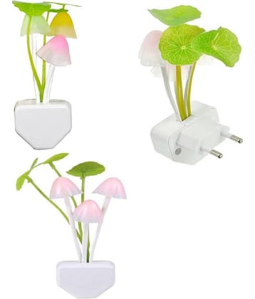 PENYAN - Multicolor Night Lamp ( Pack of 3 )