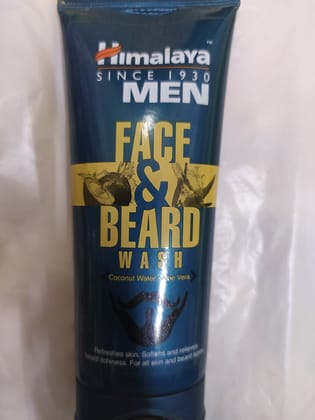 Himalaya Since 1930 Men Face & Beard Wash Coconut water ale vet 