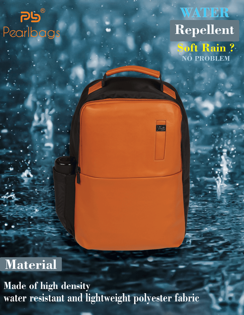 PB Pearl Bags Litmus Anti Theft Faux Leather 30 L Laptop Backpack