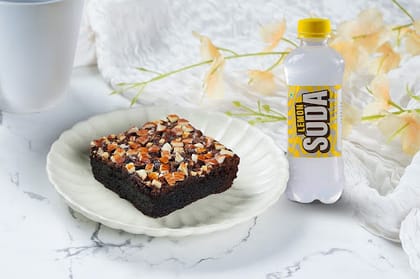 Almond Brownie & Lemon Soda Combo