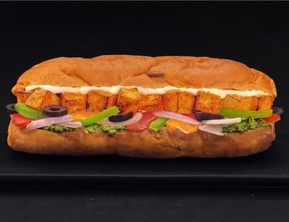 Paneer, Pesto & Cheese Sub-Sandwich