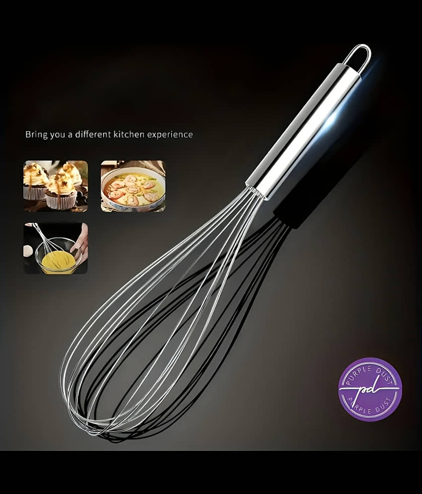 purple dust Steel Silver Balloon Whisk 20