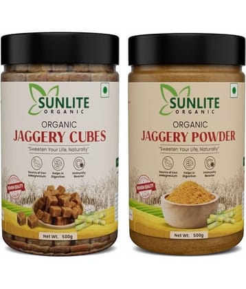 Sunlite Organic Jaggery 500 g Pack of 2